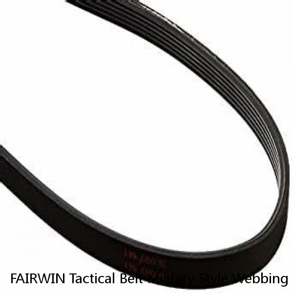 FAIRWIN Tactical Belt Military Style Webbing Riggers Web Heavy-Duty Metal Buckle