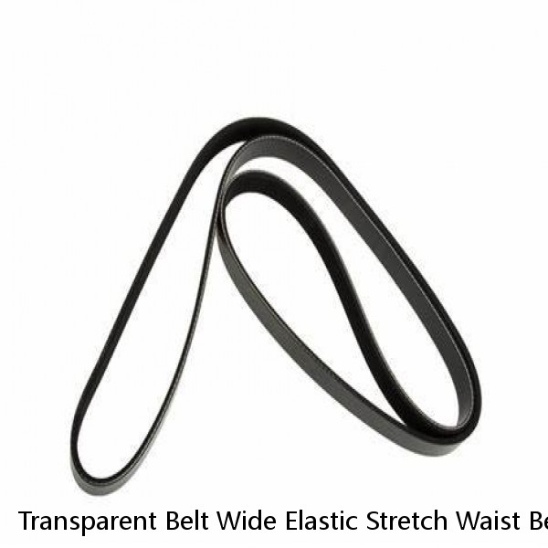 Transparent Belt Wide Elastic Stretch Waist Belt Transparent Waist Belt