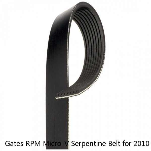 Gates RPM Micro-V Serpentine Belt for 2010-2014 Hyundai Genesis Coupe 3.8L jq