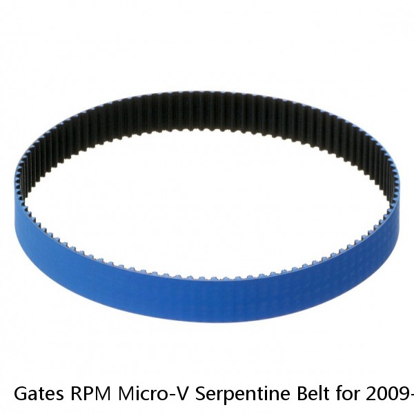 Gates RPM Micro-V Serpentine Belt for 2009-2012 Audi Q7 3.0L V6 Accessory sy #1 image