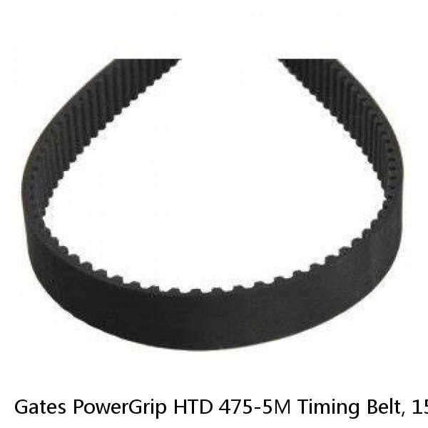 Gates PowerGrip HTD 475-5M Timing Belt, 15 mm wide, NEW #1 image