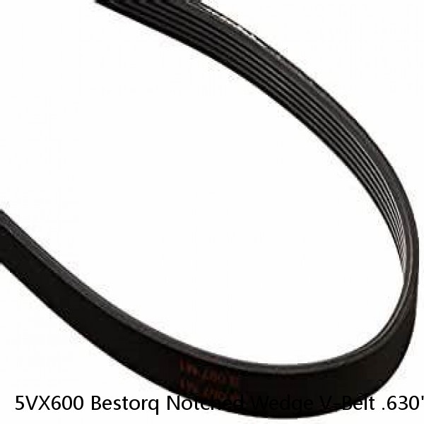 5VX600 Bestorq Notched Wedge V-Belt .630" Top Width 60" Outside Length #1 image